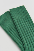 Cosy green merino socks  Small
