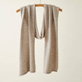 Merino wool scarf desert beige AQ4
