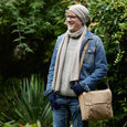 Merino wool scarf desert beige AQ4